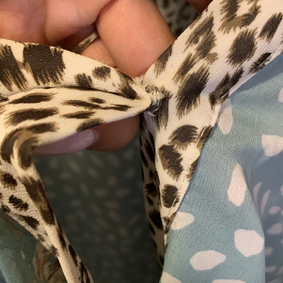 Umgee Boho Multi Print Flowy Blouse - Picture 5 of 5